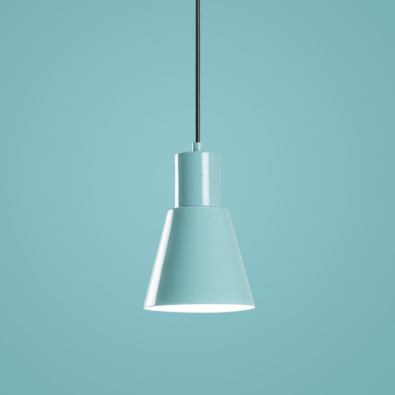 Casa si Gradina - Corpuri si surse de iluminat - Lustre si pendule - Lustra, Opviq, metal, turcoaz, inaltime reglabila 27-114 cm - Infinity.ro