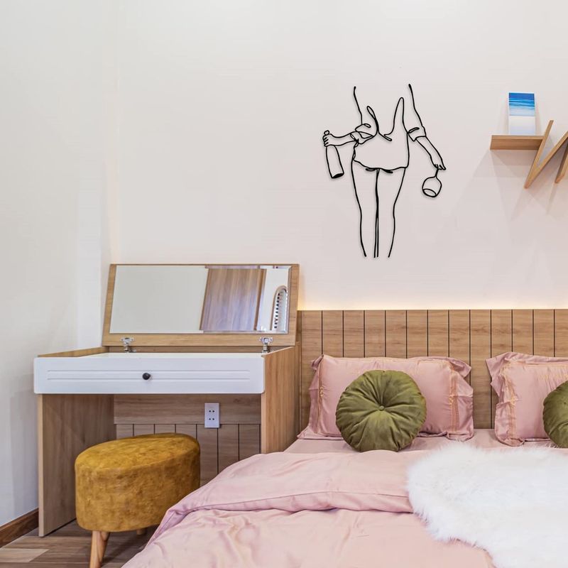 Casa si Gradina - Decoratiuni - Decoratiuni perete - Accesoriu decorativ de perete, Wallxpert, metal, negru, 35.5x50 cm - Infinity.ro