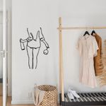 Casa si Gradina - Decoratiuni - Decoratiuni perete - Accesoriu decorativ de perete, Wallxpert, metal, negru, 35.5x50 cm - Infinity.ro