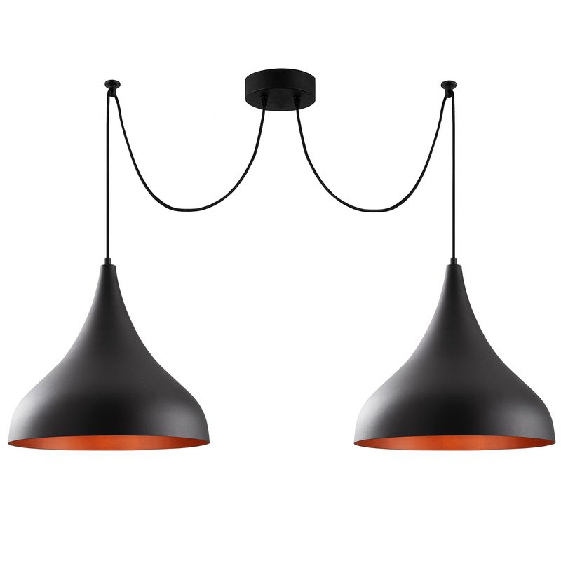 Casa si Gradina - Corpuri si surse de iluminat - Lustre si pendule - Lustra, Opviq, metal, negru, diametru 131 cm, inaltime 127 cm - Infinity.ro