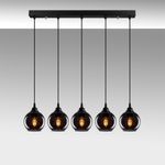 Casa si Gradina - Corpuri si surse de iluminat - Lustre si pendule - Lustra, Opviq, metal, fumuriu, 85x85 cm, inaltime reglabila - Infinity.ro