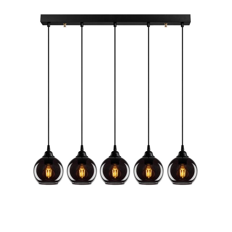 Casa si Gradina - Corpuri si surse de iluminat - Lustre si pendule - Lustra, Opviq, metal, fumuriu, 85x85 cm, inaltime reglabila - Infinity.ro