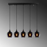 Casa si Gradina - Corpuri si surse de iluminat - Lustre si pendule - Lustra, Opviq, metal, fumuriu, 85x85 cm, inaltime reglabila - Infinity.ro