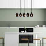 Casa si Gradina - Corpuri si surse de iluminat - Lustre si pendule - Lustra, Opviq, metal, fumuriu, 85x85 cm, inaltime reglabila - Infinity.ro