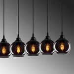 Casa si Gradina - Corpuri si surse de iluminat - Lustre si pendule - Lustra, Opviq, metal, fumuriu, 85x85 cm, inaltime reglabila - Infinity.ro