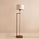 Casa si Gradina - Corpuri si surse de iluminat - Veioze si lampi - Lampadare - Lampadar, Opviq, lemn, bej maro, 150 cm - Infinity.ro