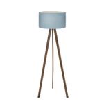 Casa si Gradina - Corpuri si surse de iluminat - Veioze si lampi - Lampadare - Lampadar, Opviq, pvc, picioare mdf, albastru maro, 140 cm - Infinity.ro