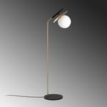 Casa si Gradina - Corpuri si surse de iluminat - Veioze si lampi - Lampadare - Lampadar, Opviq, metal, auriu, 37x30x138 cm - Infinity.ro
