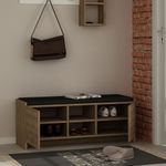 Casa si Gradina - Mobilier - Dulapuri si sifoniere - Dulapuri pantofi - Dulap pantofi, Hanah Home, pal melaminat, stejar inchis, 110x43x37 cm - Infinity.ro