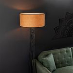 Casa si Gradina - Corpuri si surse de iluminat - Veioze si lampi - Lampadare - Lampadar, Opviq, metal, maro, 50x50x175 cm - Infinity.ro
