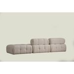 Casa si Gradina - Mobilier - Canapele si coltare - Canapele - Canapea 3 locuri, Hanah Home, bouclé, crem, 300x100x80 cm - Infinity.ro