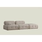 Casa si Gradina - Mobilier - Canapele si coltare - Canapele - Canapea 3 locuri, Hanah Home, bouclé, crem, 300x100x80 cm - Infinity.ro