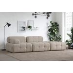 Casa si Gradina - Mobilier - Canapele si coltare - Canapele - Canapea 3 locuri, Hanah Home, bouclé, crem, 300x100x80 cm - Infinity.ro