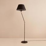 Casa si Gradina - Corpuri si surse de iluminat - Veioze si lampi - Lampadare - Lampadar, Opviq, metal, negru, 38x150 cm - Infinity.ro