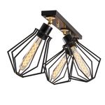 Casa si Gradina - Corpuri si surse de iluminat - Lustre si pendule - Candelabru, Opviq, metal, negru auriu, 70x18 cm - Infinity.ro