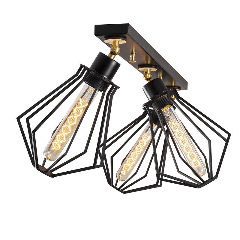Casa si Gradina - Corpuri si surse de iluminat - Lustre si pendule - Candelabru, Opviq, metal, negru auriu, 70x18 cm - Infinity.ro