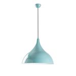 Casa si Gradina - Corpuri si surse de iluminat - Lustre si pendule - Lustra, Opviq, metal, turcoaz, diametru 40 cm, inaltime reglabila 42-133 cm - Infinity.ro