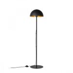 Casa si Gradina - Corpuri si surse de iluminat - Veioze si lampi - Lampadare - Lampadar, Opviq, metal, negru, inaltime 147 cm, diametru abajur 25 cm - Infinity.ro