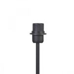 Casa si Gradina - Corpuri si surse de iluminat - Veioze si lampi - Lampadare - Lampadar, Opviq, metal, negru, inaltime 147 cm, diametru abajur 25 cm - Infinity.ro