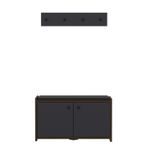 Casa si Gradina - Mobilier - Dulapuri si sifoniere - Dulapuri pantofi - Dulap pantofi, Hanah Home, pal melaminat, antracit, 80x45x35 cm - Infinity.ro