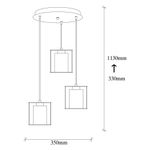 Casa si Gradina - Corpuri si surse de iluminat - Lustre si pendule - Candelabru, Opviq, metal, negru, diametru 35 cm, inaltime reglabila - Infinity.ro