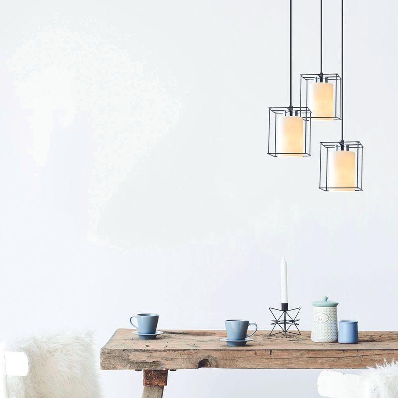 Casa si Gradina - Corpuri si surse de iluminat - Lustre si pendule - Candelabru, Opviq, metal, negru, diametru 35 cm, inaltime reglabila - Infinity.ro