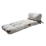 Casa si Gradina - Mobilier - Canapele si coltare - Canapele - Canapea extensibila, Hanah Home, teddy 100% poliester, gri, 80x70x60 cm - Infinity.ro