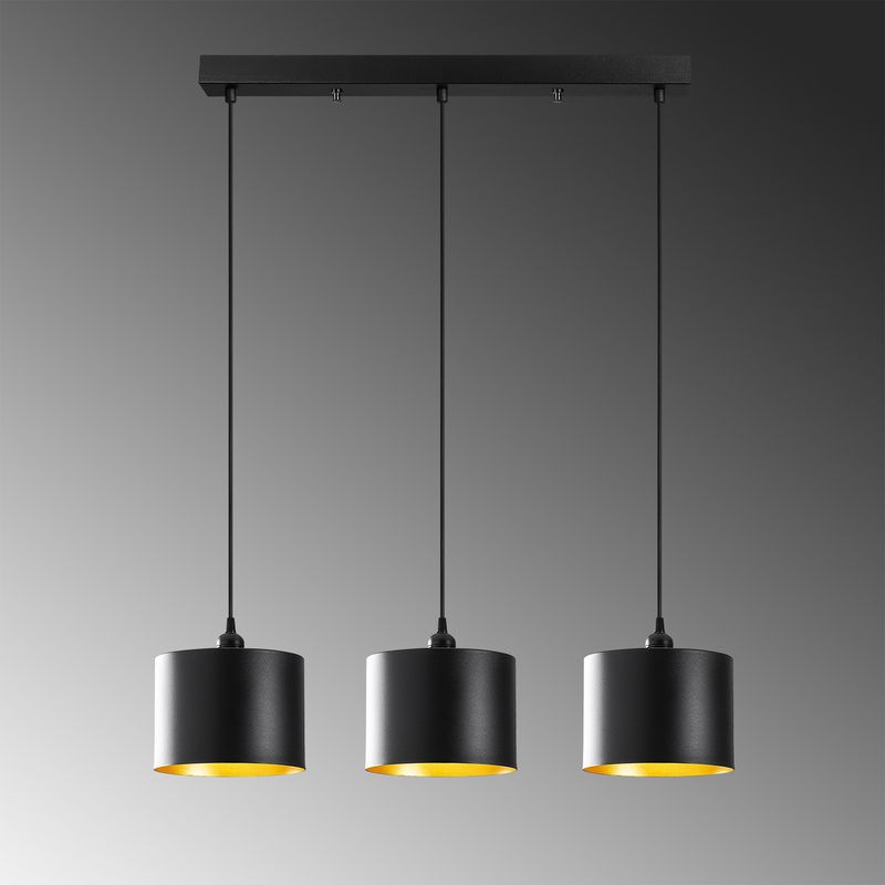 Casa si Gradina - Corpuri si surse de iluminat - Lustre si pendule - Lustra, Opviq, metal, negru, 70x20x110 cm - Infinity.ro