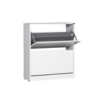 Casa si Gradina - Mobilier - Dulapuri si sifoniere - Dulapuri pantofi - Dulap pantofi, Hanah Home, pal melaminat, alb, 73x26x84 cm - Infinity.ro
