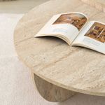 Casa si Gradina - Mobilier - Mese si birouri - Masute de cafea - Masa de cafea, Hanah Home, pal melaminat, travertin, 90x35 cm - Infinity.ro