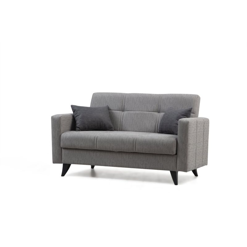 Casa si Gradina - Mobilier - Canapele si coltare - Canapele - Canapea extensibila, Atelier Del Sofa, textil, gri deschis, 151x86x75 cm - Infinity.ro