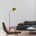 Casa si Gradina - Corpuri si surse de iluminat - Veioze si lampi - Lampadare - Lampadar, Opviq, metal, negru antique, 20x43x162 cm - Infinity.ro