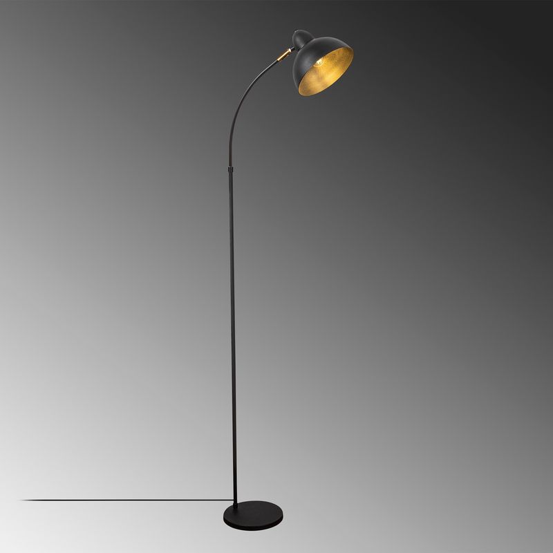 Casa si Gradina - Corpuri si surse de iluminat - Veioze si lampi - Lampadare - Lampadar, Opviq, metal, negru antique, 20x43x162 cm - Infinity.ro