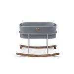 Casa si Gradina - Mobilier - Mobilier copii - Patuturi copii - Leagan pentru bebelusi, Hanah Home, metal, gri crom, 90x70x58 cm - Infinity.ro