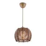 Casa si Gradina - Corpuri si surse de iluminat - Lustre si pendule - Lustra, Opviq, lemn, maro, 20x20x55 cm - Infinity.ro