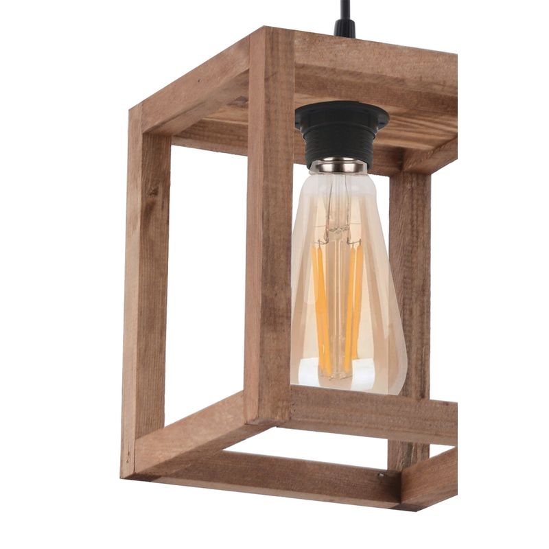 Casa si Gradina - Corpuri si surse de iluminat - Lustre si pendule - Lustra, Opviq, lemn, maro, 16x16x60 cm - Infinity.ro