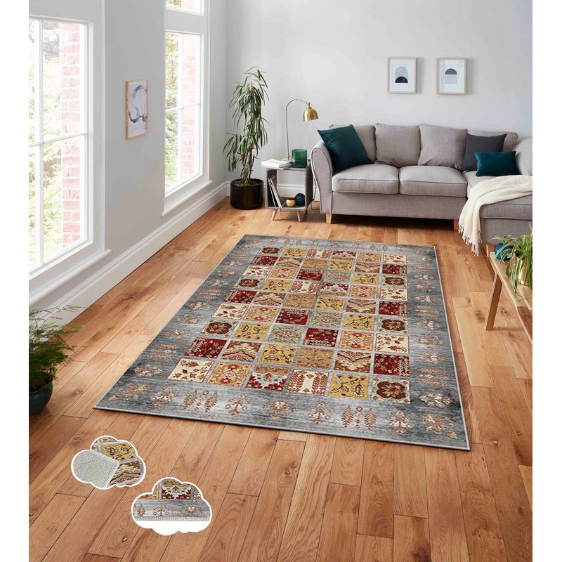 Casa si Gradina - Textile si covoare - Covoare - Covoare casa - Covor, Conceptum Hypnose, multicolor, 160x230 cm, 100% poliester, antiderapant, 288NGR2410 - Infinity.ro