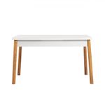 Casa si Gradina - Mobilier - Mese si birouri - Mese bucatarie si dining - Masa de dining, Hanah Home, pal melaminat, pin atlantic si alb, 120x75x77 cm - Infinity.ro