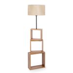 Casa si Gradina - Corpuri si surse de iluminat - Veioze si lampi - Lampadare - Lampadar, Opviq, mdf si lemn, bej si lemn, 20x37x140 cm - Infinity.ro
