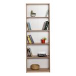 Casa si Gradina - Mobilier - Biblioteci si rafturi - Biblioteci - Biblioteca, Hanah Home, panou aglomerat melaminat, sonoma, 64x26x182 cm - Infinity.ro