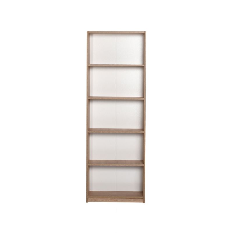 Casa si Gradina - Mobilier - Biblioteci si rafturi - Biblioteci - Biblioteca, Hanah Home, panou aglomerat melaminat, sonoma, 64x26x182 cm - Infinity.ro