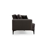 Casa si Gradina - Mobilier - Canapele si coltare - Canapele - Canapea 3 locuri, Atelier Del Sofa, lemn fag si pal, antracit, 234x100x78 cm - Infinity.ro