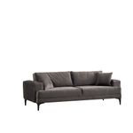 Casa si Gradina - Mobilier - Canapele si coltare - Canapele - Canapea 3 locuri, Atelier Del Sofa, lemn fag si pal, antracit, 234x100x78 cm - Infinity.ro