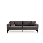 Casa si Gradina - Mobilier - Canapele si coltare - Canapele - Canapea 3 locuri, Atelier Del Sofa, lemn fag si pal, antracit, 234x100x78 cm - Infinity.ro