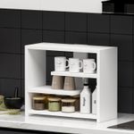 Casa si Gradina - Mobilier - Biblioteci si rafturi - Etajere - Etajera de perete, Hanah Home, pal melaminat, alb, 48.6x21.4x40 cm - Infinity.ro