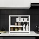 Casa si Gradina - Mobilier - Biblioteci si rafturi - Etajere - Etajera de perete, Hanah Home, pal melaminat, alb, 48.6x21.4x40 cm - Infinity.ro