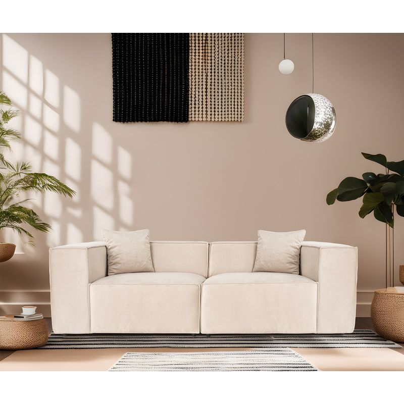 Casa si Gradina - Mobilier - Canapele si coltare - Canapele - Canapea 2 locuri, Atelier Del Sofa, in, crem, 220x108x65 cm - Infinity.ro