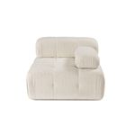 Casa si Gradina - Mobilier - Canapele si coltare - Canapele - Canapea 1 loc, Atelier Del Sofa, lemn de fag, crem, 100x100x80 cm - Infinity.ro