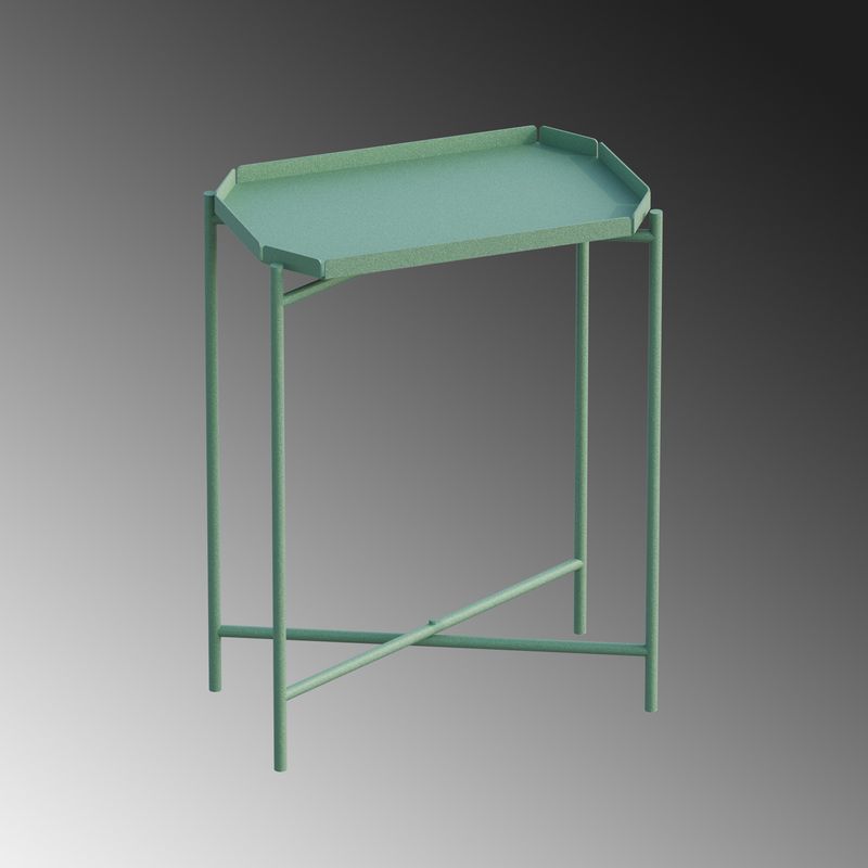 Casa si Gradina - Mobilier - Mese si birouri - Masute de cafea - Masuta de cafea, Hanah Home, metal, verde, 26x40x56 cm - Infinity.ro