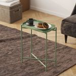 Casa si Gradina - Mobilier - Mese si birouri - Masute de cafea - Masuta de cafea, Hanah Home, metal, verde, 26x40x56 cm - Infinity.ro